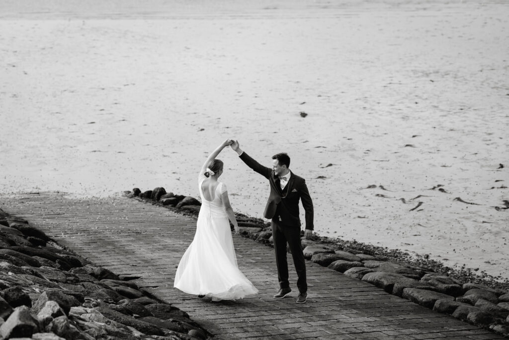Hochzeit in Büsum am Wattenmeer.